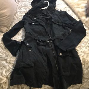 Black utility jacket